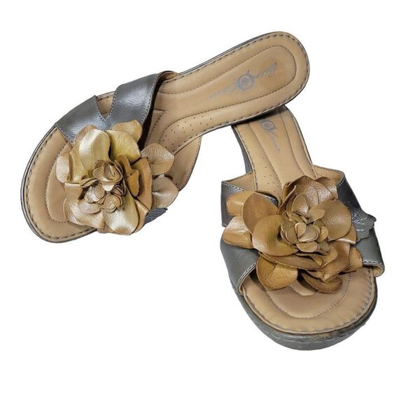 Born Crown Leather High Heel Mules (Size 10) - Picture 1 of 12